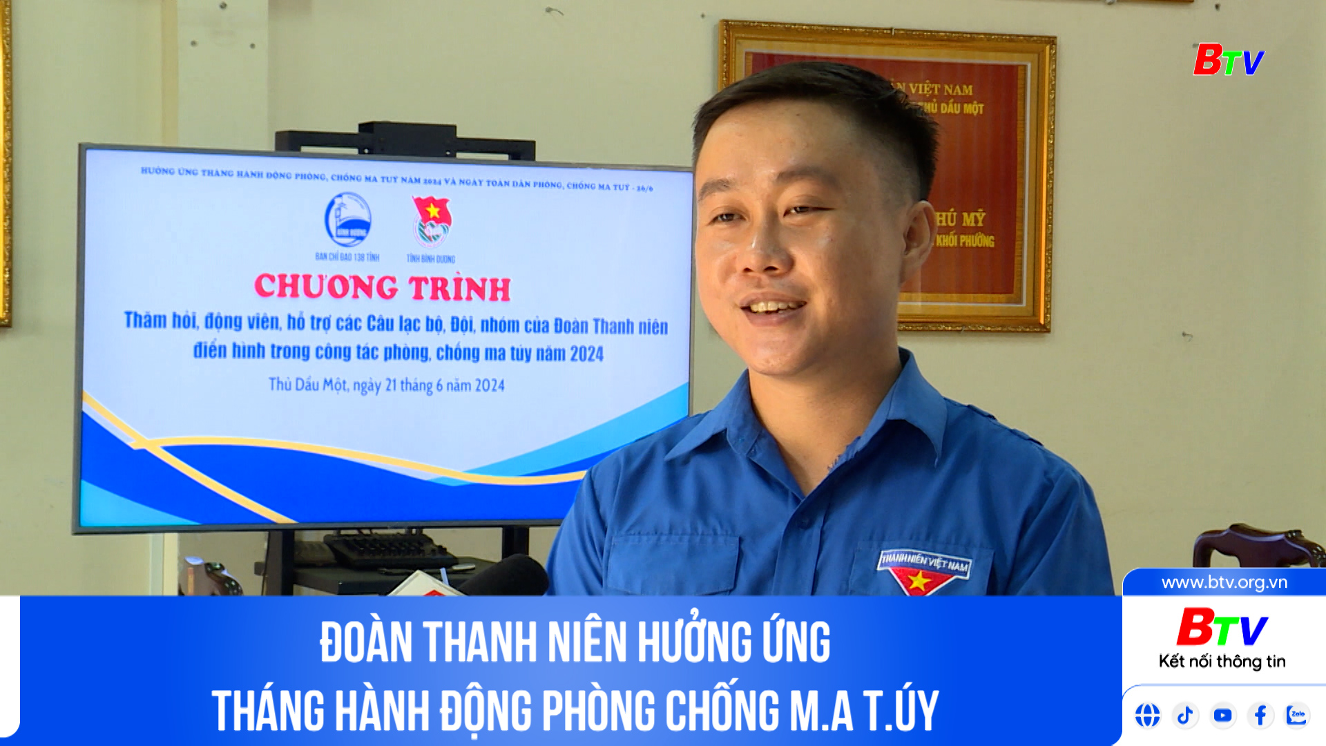 Đoàn thanh niên hưởng ứng Tháng Hành động phòng chống m.a t.úy